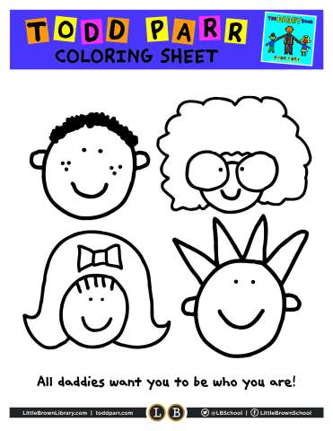 Todd Parr Coloring Page
