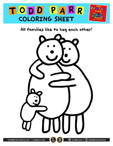 Todd Parr Coloring Page