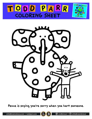 Todd Parr Coloring Page