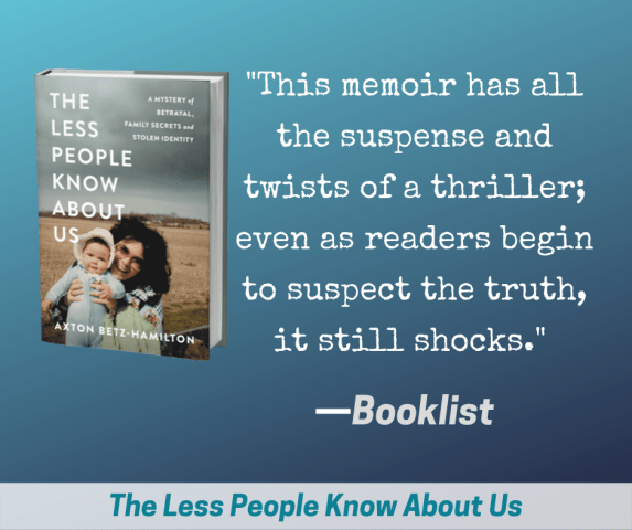 From THE LESS PEOPLE KNOW ABOUT US