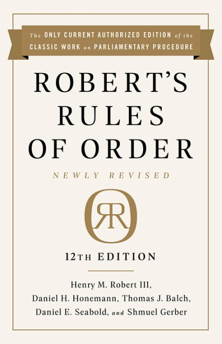 Robert's Rules of Order Newly Revised In Brief, 2nd edition