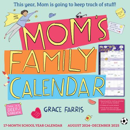 Mom’s Family Wall Calendar 2024-2025