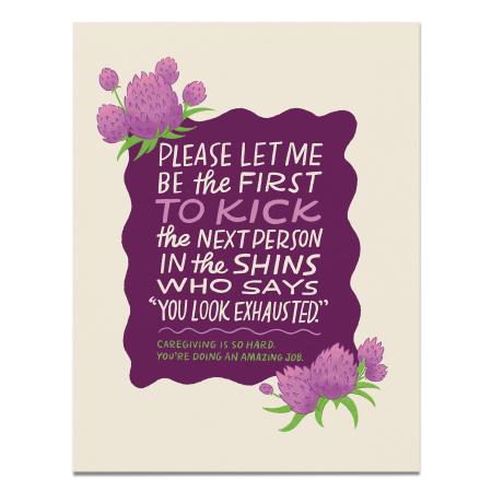 Caregiving is Hard Card